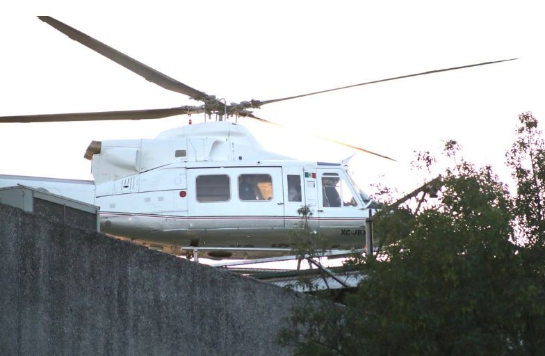 En helicóptero trasladan al hijo de «El Chapo» al penal del Altiplano