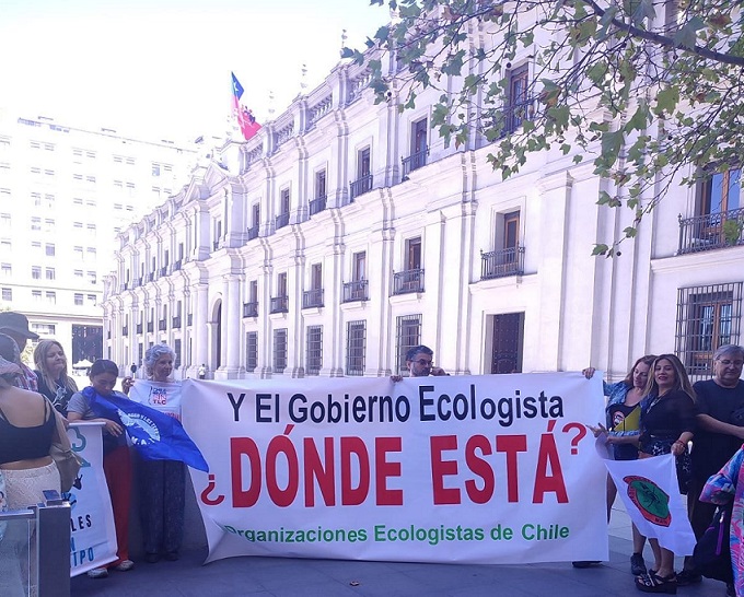 Organizaciones y movimientos ecologistas emplazaron al gobierno de Boric por políticas ambientales