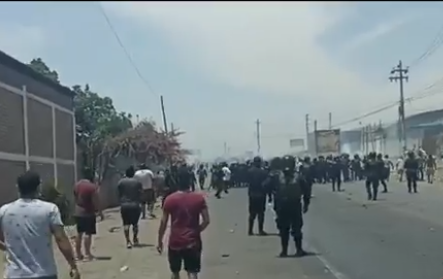 Represión en Perú: Denuncian que ataque de la Policía, junto con grupos armados de sicarios y parapolicías, dejó varios heridos en Ica (+Video)