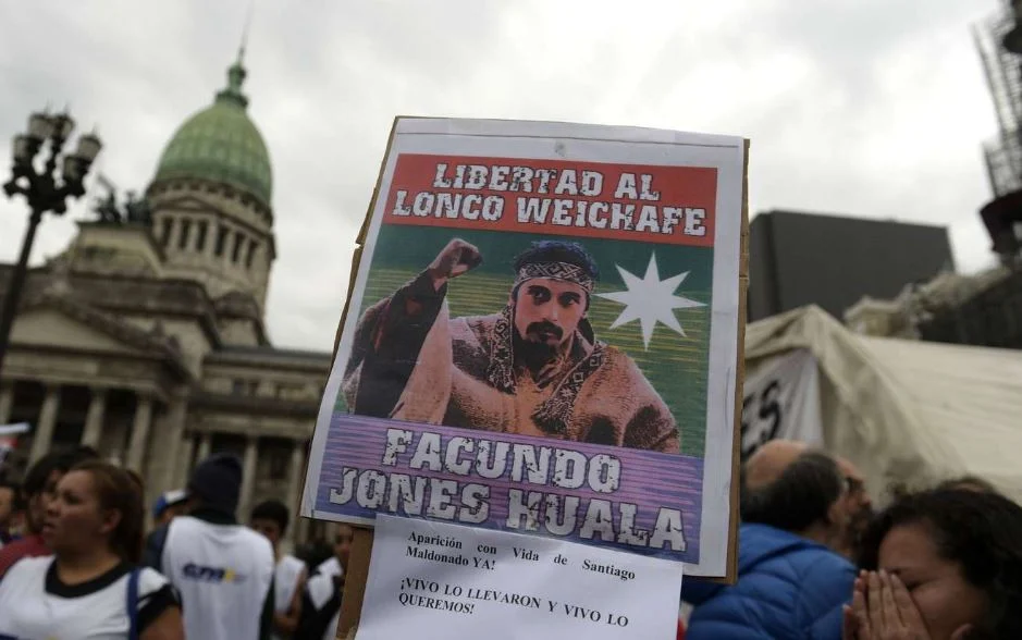 Tras ser detenido en Argentina: Chile inició  trámites para solicitar extradición del lonko Facundo Jones Huala