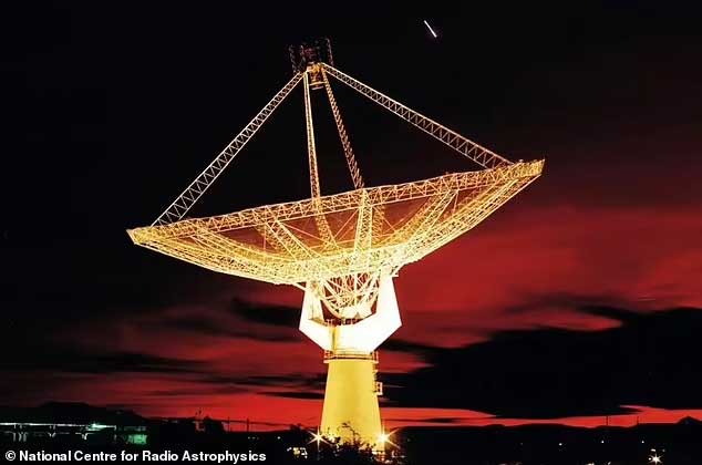 Señal de radio enviada desde una galaxia a casi 9 mil millones de años luz fue captada en la Tierra