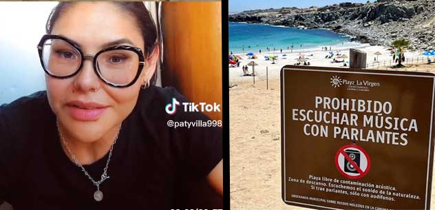 Tiktoker venezolana emplaza a migrantes por parlantes en litoral: «El chileno va a descansar y relajarse»