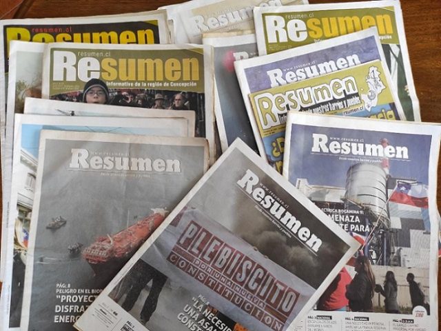 Atentado a libertad de expresión: Condenan a editor de periódico Resumen por publicación sobre funciones públicas