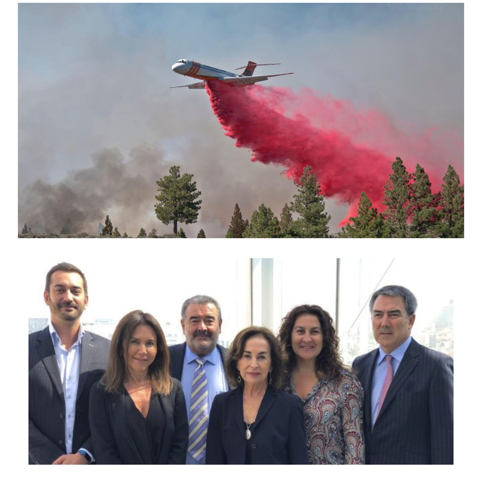 Lavado de Imagen: Grupo Luksic contrata aeronave para apagar incendios y tratar de hacer olvidar daño ambiental que han causado