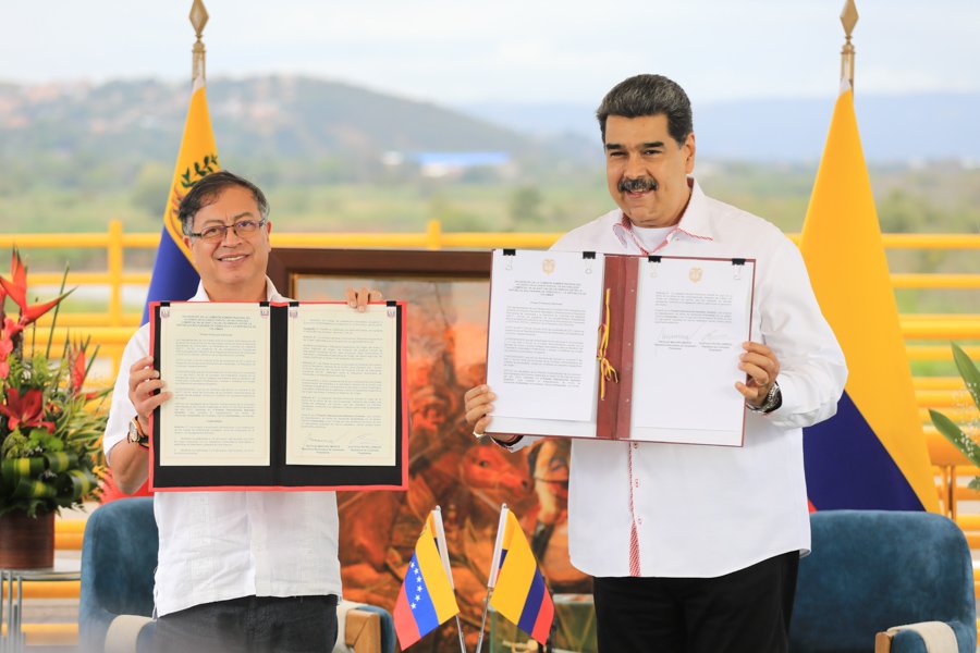 «Un paso más para la integración»: Maduro y Petro firmaron acuerdo comercial parcial en la frontera