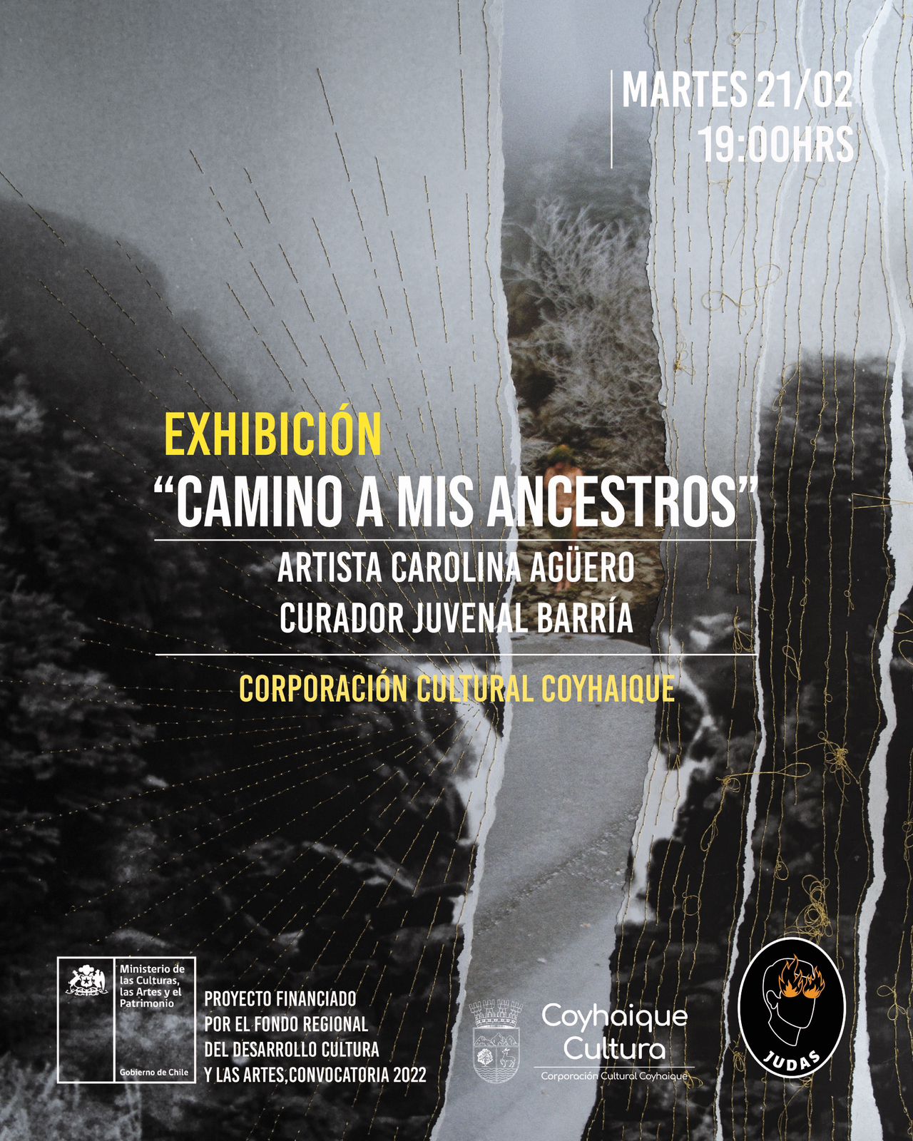 Artista porteña llega a Corporación Cultural de Coyhaique con “Camino a mis ancestros”