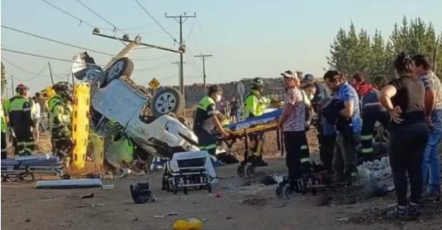 Dos muertos y cuatro lesionados por accidente vehicular en cruce Deuco de Ruta Angol