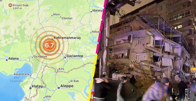 Sismo de magnitud 7.8 sacude Turquía, Siria y Líbano