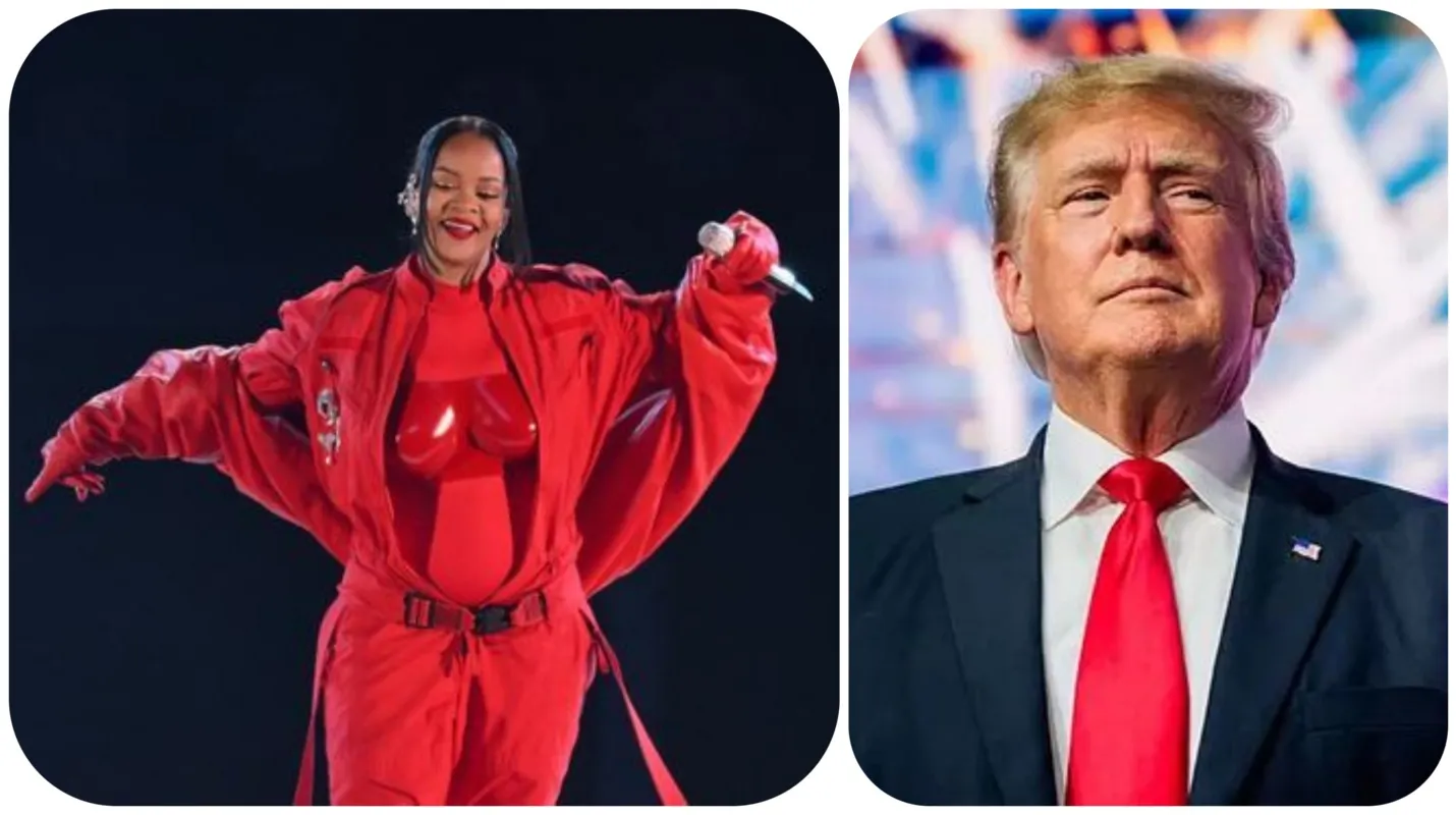 Trump ataca a Rihanna asegurando que su show en el Super Bowl fue «el peor de la historia», mientras la cantante aumenta en 640% sus reproducciones en Spotify