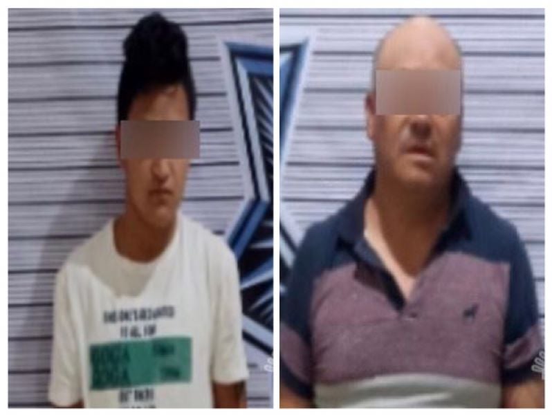 Detienen a dos hombres presuntos asaltantes de autos en San Martín Texmelucan