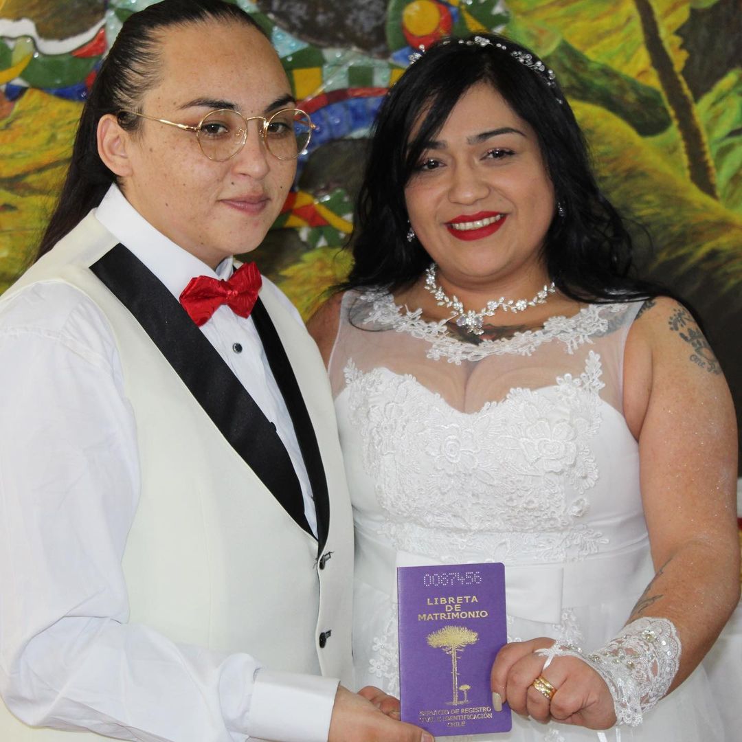 Mujeres se convirtieron en el primer matrimonio igualitario dentro de un centro penitenciario en Chile