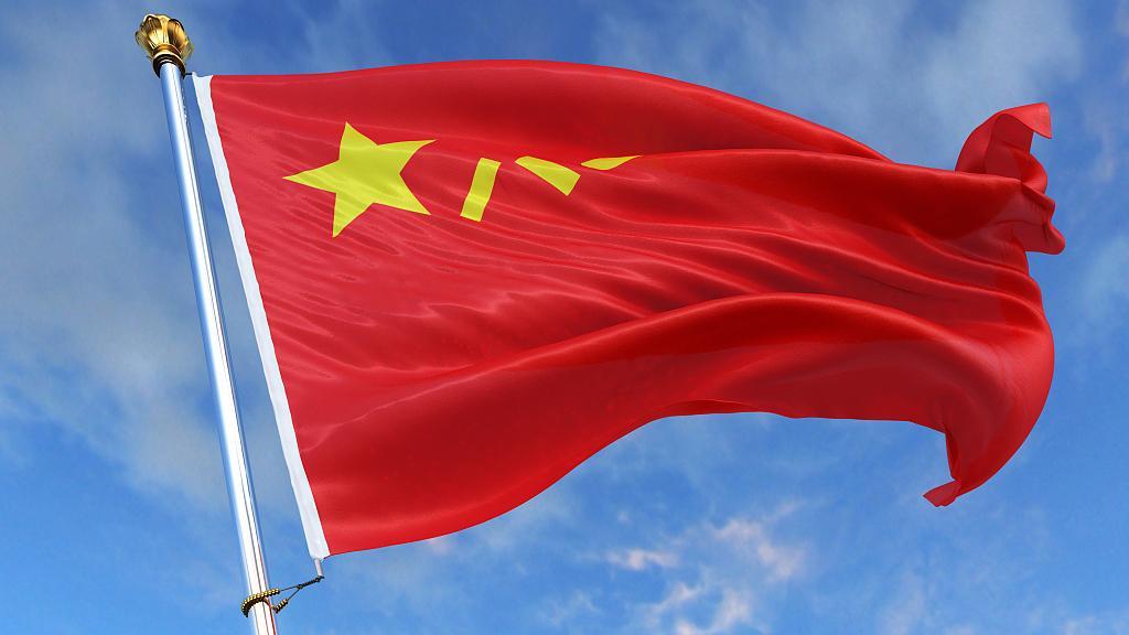 La bandera del Ejército Popular de Liberación de China