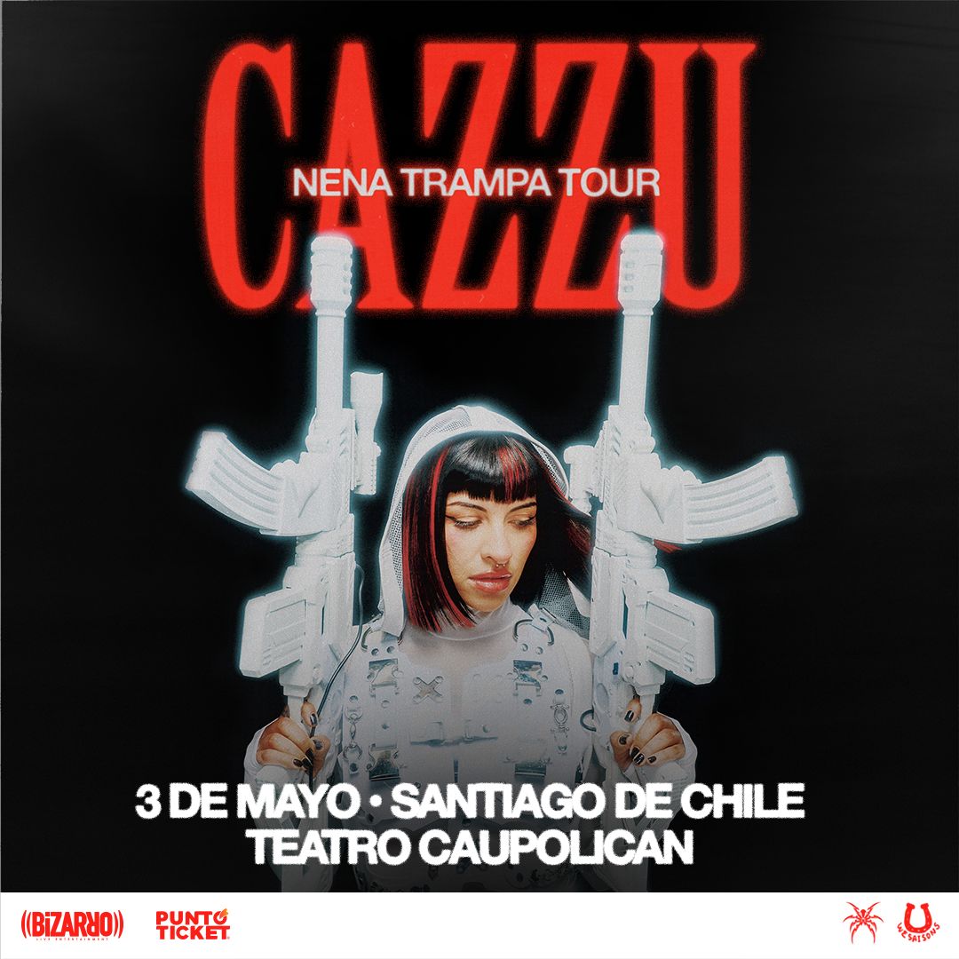 «Nena Trampa Tour»: Cazzu vuelve a Chile con concierto en el Teatro Caupolicán