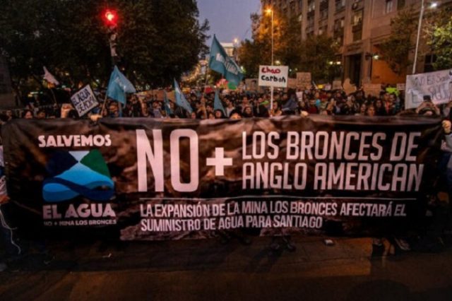 Encaran desde Chile a transnacional minera AngloAmerican por declaraciones sobre el agua en ONU
