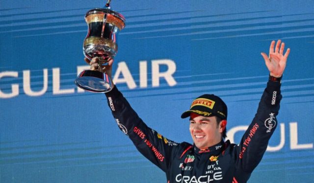 Checo arranca temporada con triunfo en Gran Premio de Bahréin