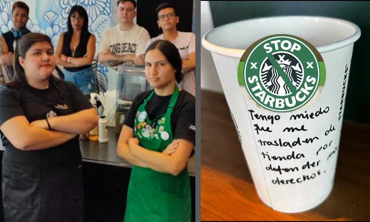 Santiago: Trabajadoras acusan «castigos» de Starbucks por denunciar acoso laboral | VIDEO