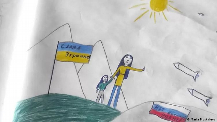 Condenan a dos años de prisión al padre de la niña rusa que hizo un dibujo contra guerra en Ucrania
