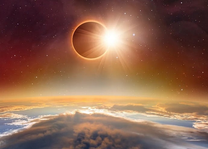 Eclipse híbrido de Sol: el extraño fenómeno astronómico este 2023