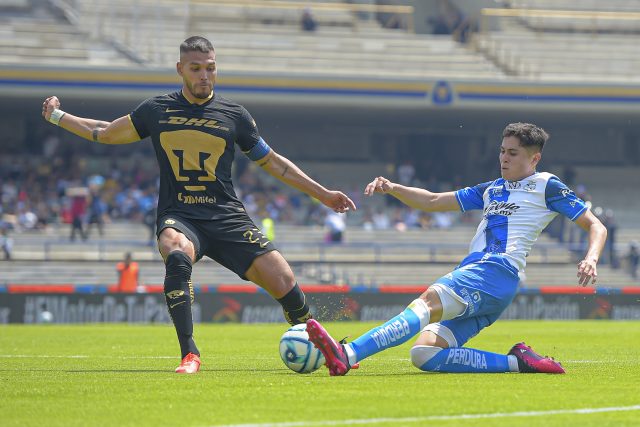 Gana Puebla FC con 4 goles; Pumas solo logra 2 en estadio universitario
