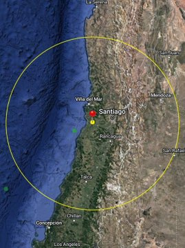 Fuerte sismo en zona central: Impactantes videos de cómo se sintió y del desprendimiento de tierra en cerro San Cristóbal