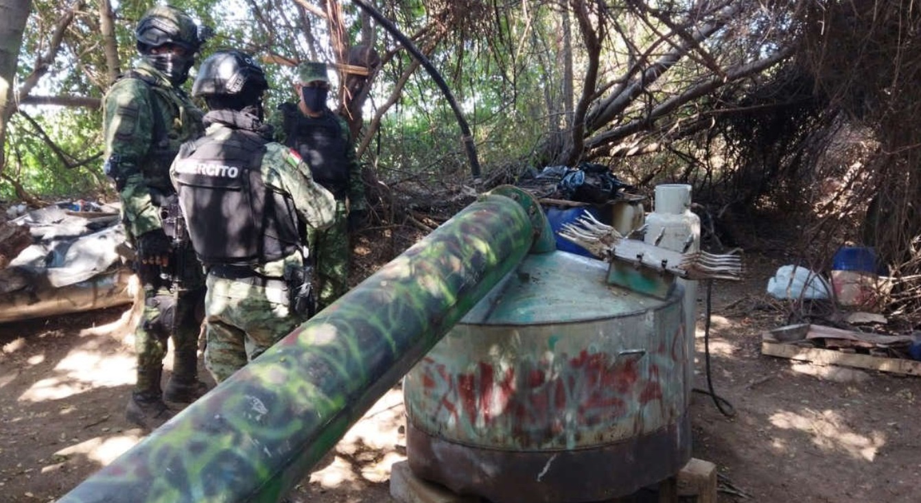 Desmantelan 8 laboratorios clandestinos en Sinaloa