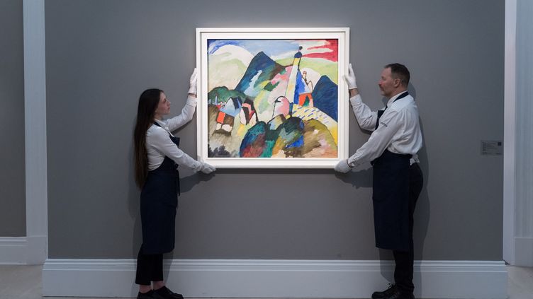 Obra de Kandinsky robada por los nazis fue subastada por un récord de $45 millones