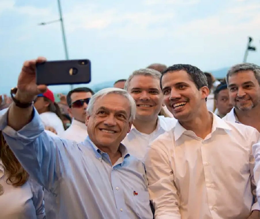 Redes recuerdan video donde el Grupo de Lima agradece a Piñera por aceptar migrantes de las fuerzas militares venezolanas en Chile