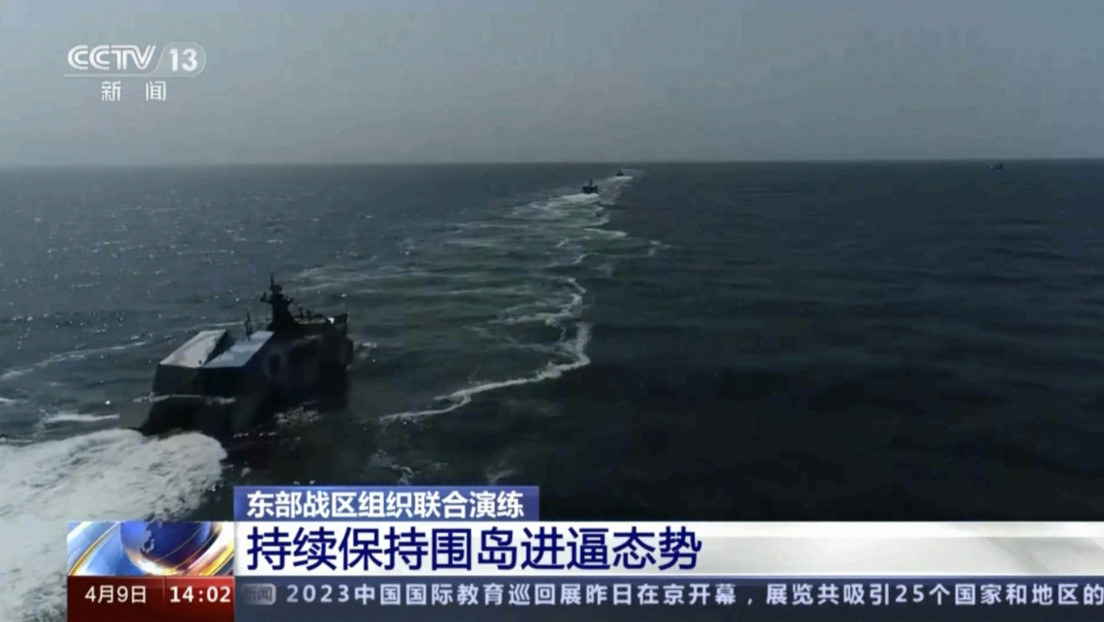 Taiwán en alerta tras detectar 11 buques y 70 aviones chinos cerca de sus costas