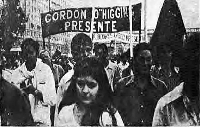 11 de septiembre de 1973: Los cordones industriales