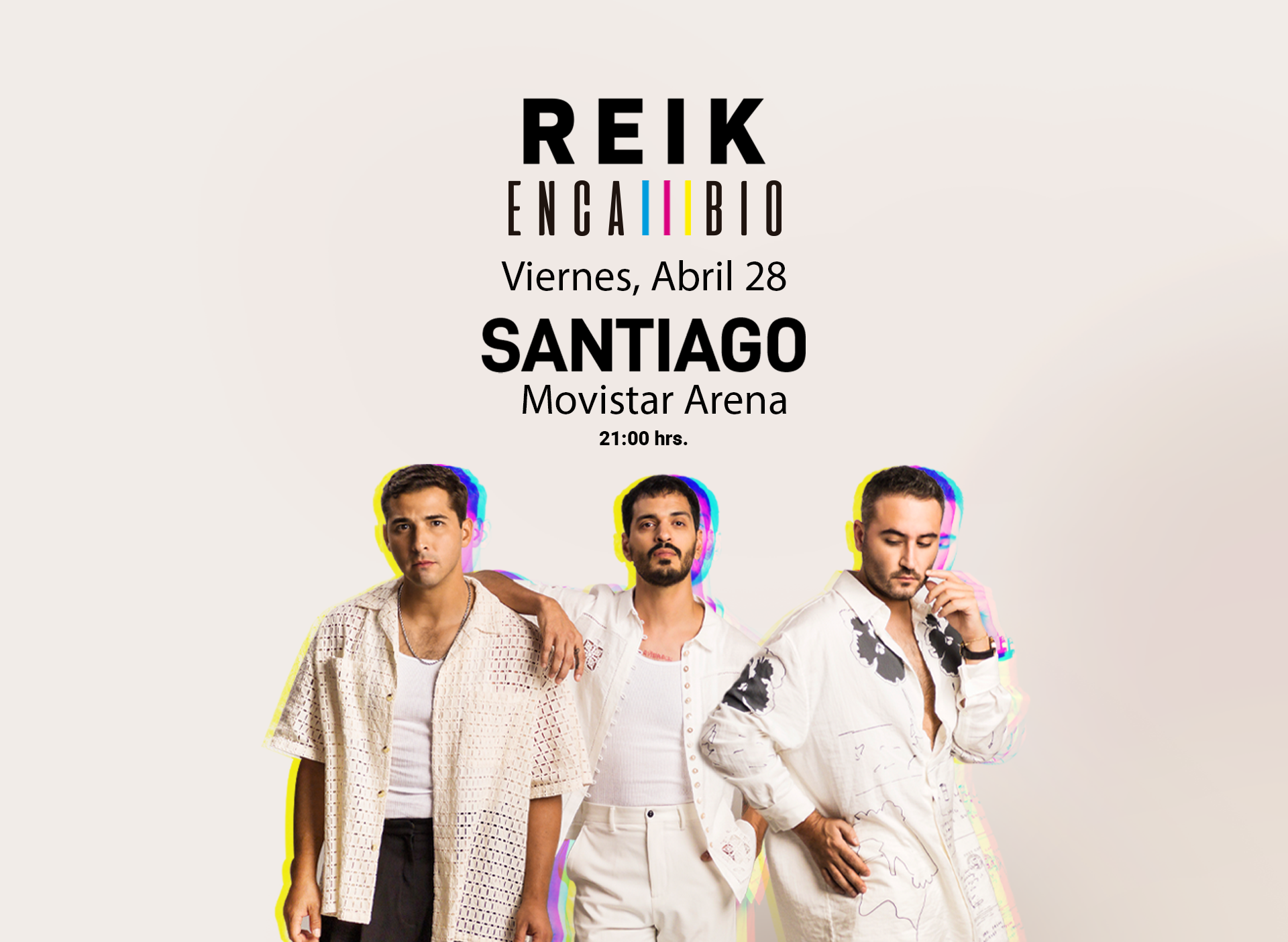 Hay nuevas localidades: Reik se presentará este viernes en Chile