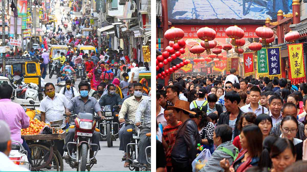 India superará a China como el país más poblado