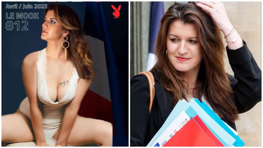 Por aparecer en la portada de Playboy critican a la ministra francesa Marlene Schiappa