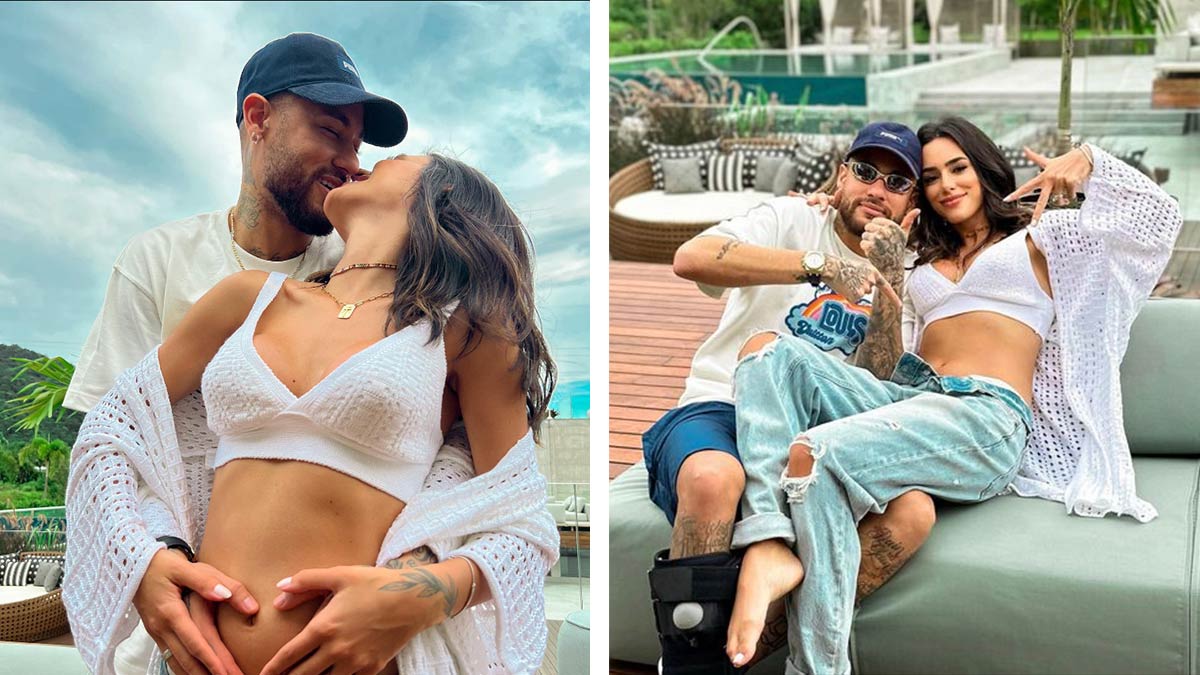 Neymar Jr y su novia Bruna Biancardi serán papás (FOTOS)