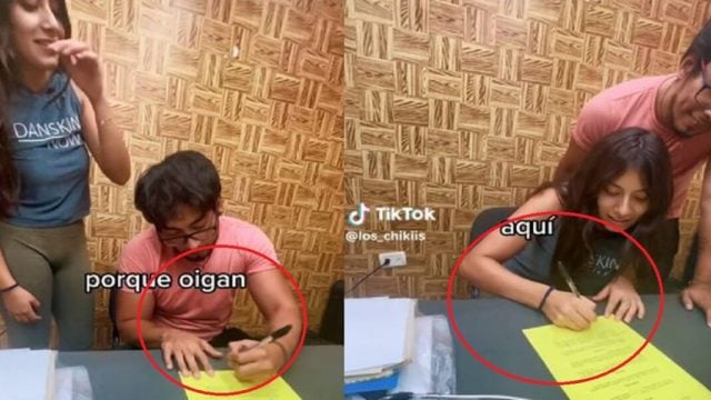 Pareja de Puebla conquista TikTok: firma contrato contra la infidelidad, el que no lo cumpla pagará 10 mil pesos (VIDEO)