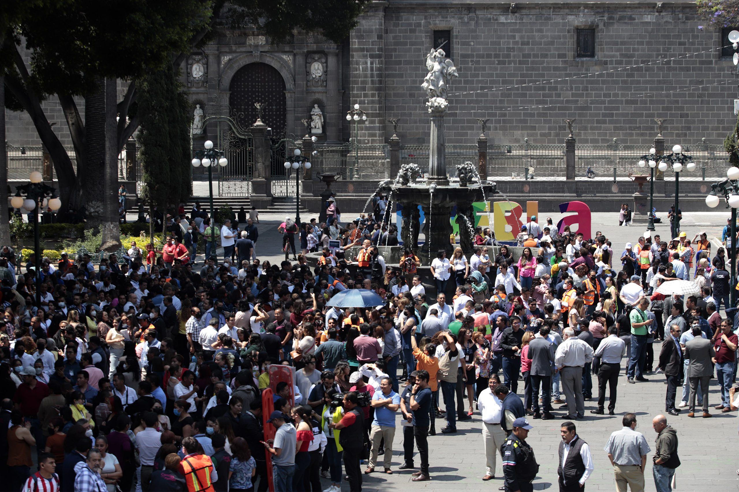 Primer Simulacro Nacional concluye sin novedades en Puebla, destaca Segob