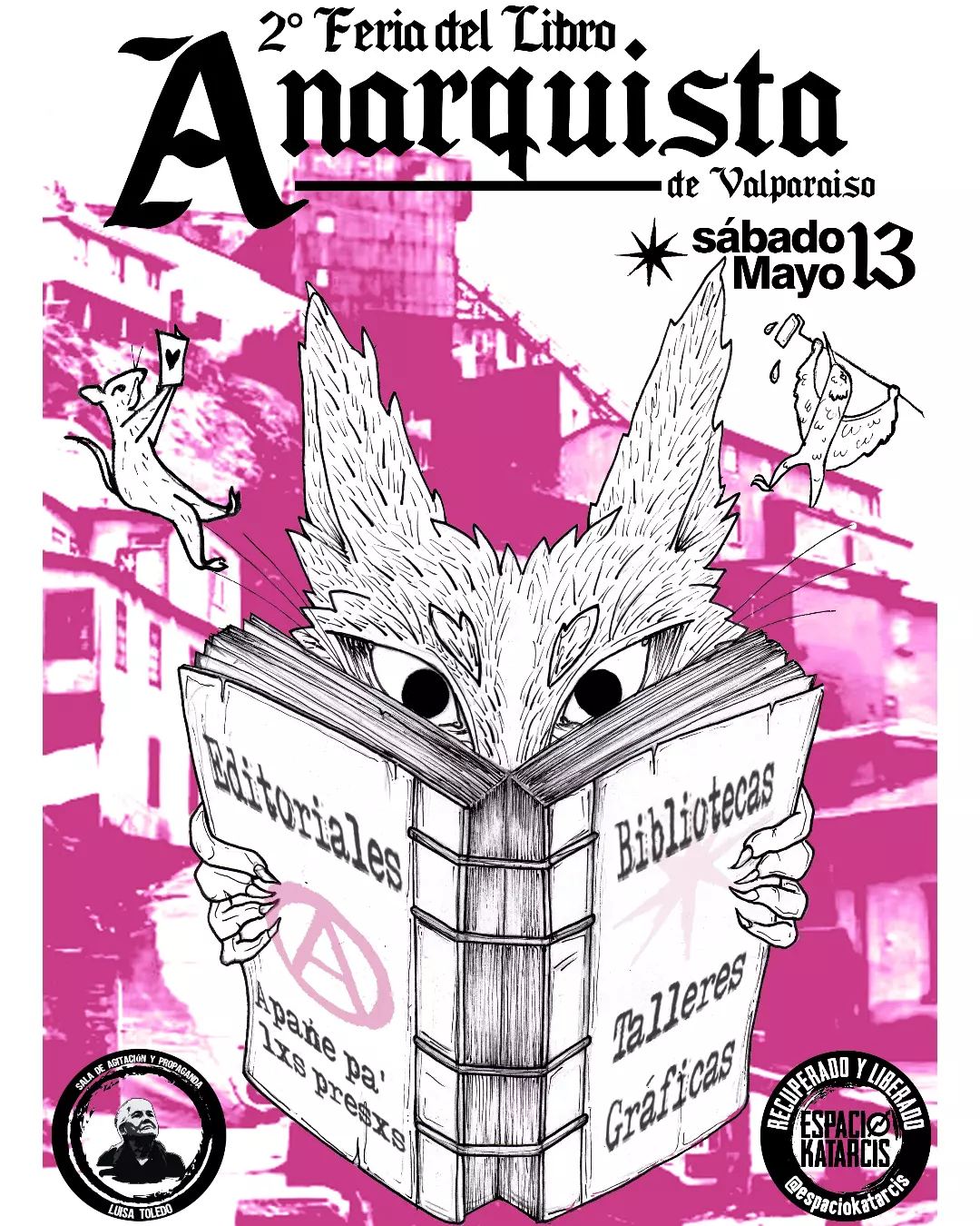 Se viene la Segunda Feria del Libro Anarquista de Valparaíso