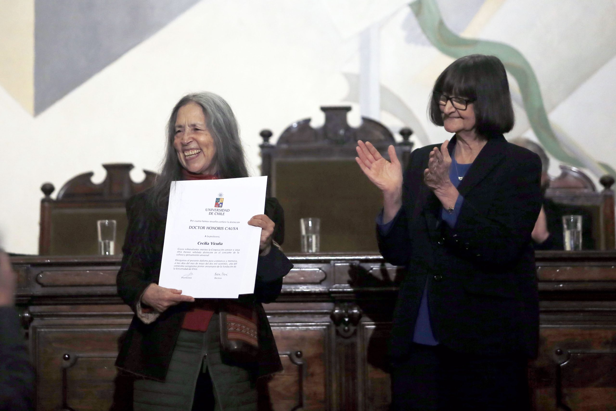 Cecilia Vicuña tras recibir distinción Doctor Honoris Causa en la U. de Chile: «El arte y la poesía son las armas de la humanidad despreciada»