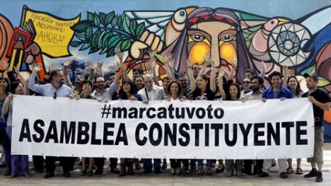 Yo voto ASAMBLEA CONSTITUYENTE AHORA