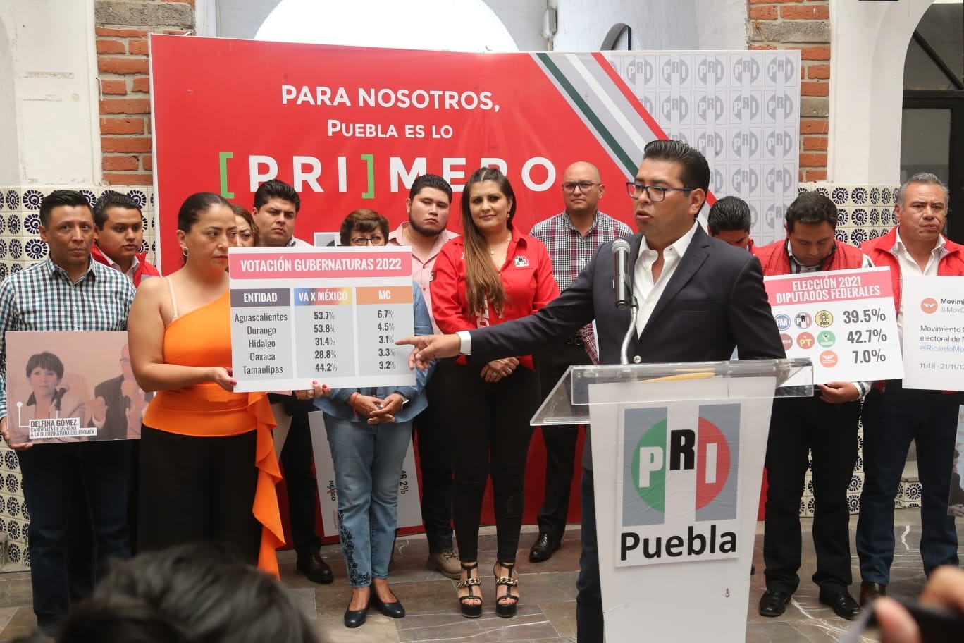 PRI exige a Movimiento Ciudadano a «definirse» con la oposición