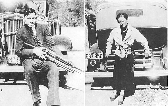 ¿Quiénes fueron Bonnie y Clyde?