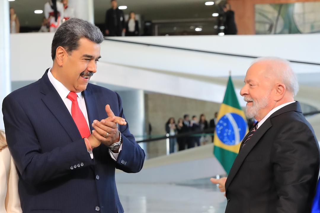 Maduro a Lula en su visita a Brasil: Venezuela quisiera ser parte de los BRICS