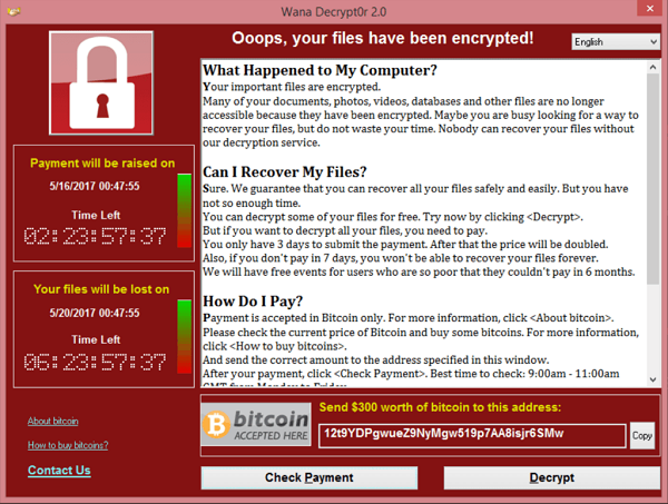 ¿Qué fue el ataque de ransomware WannaCry?
