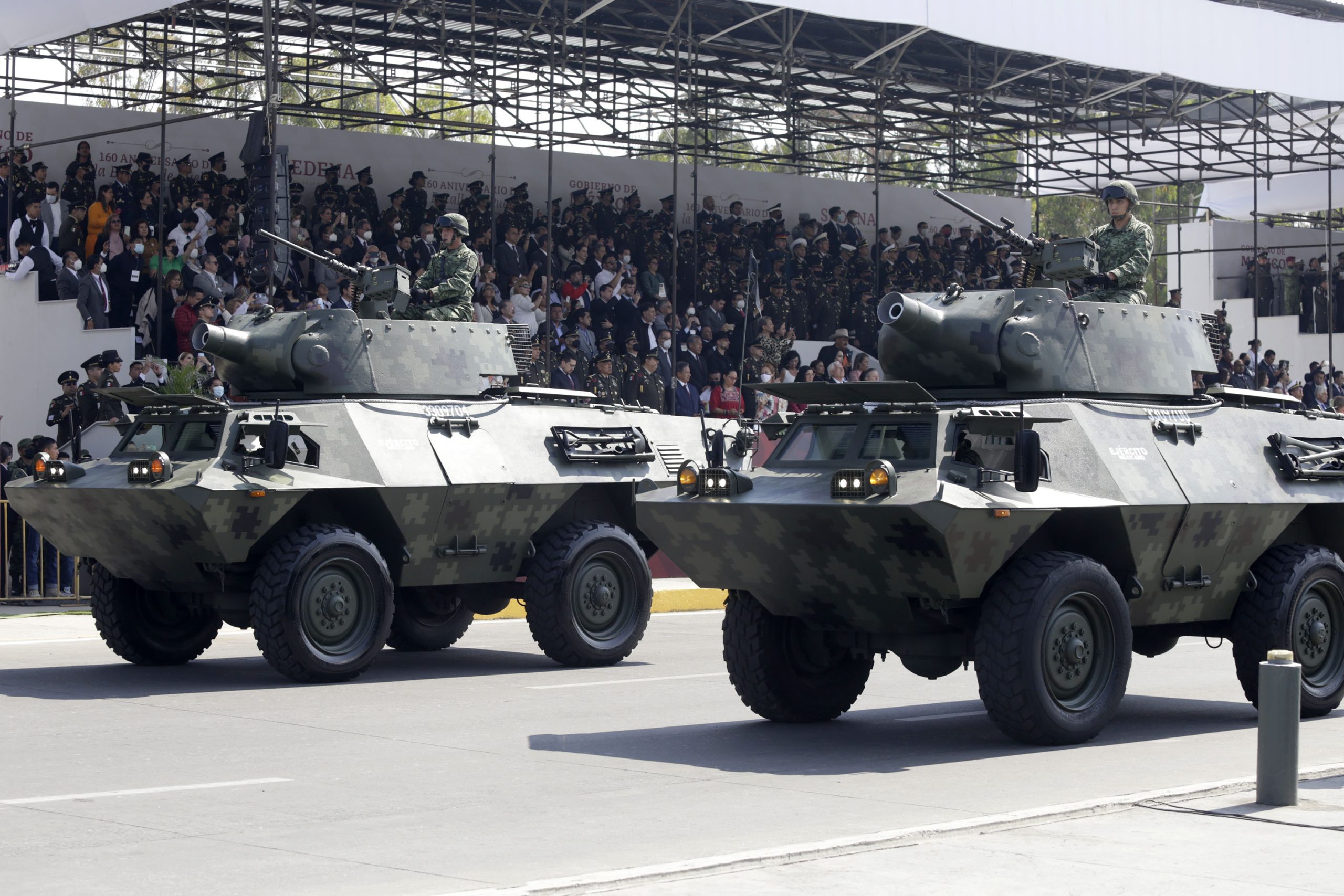 Más de 6 mil elementos de las fuerzas armadas desfilarán en Puebla