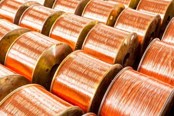 Elevan proyección del precio promedio del cobre a USD 3,9 por libra