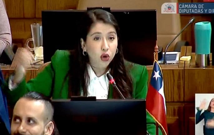 La repasada de la diputada  Veloso  a la ultraderecha parlamentaria: “Ustedes están con los delincuentes y los peores que han existido»