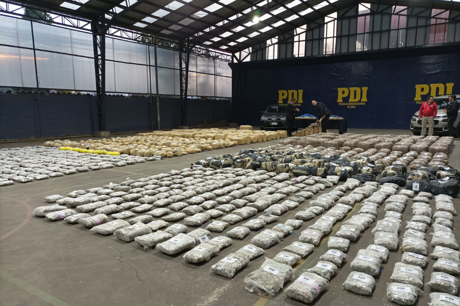 Incautadas casi dos toneladas de drogas provenientes de Bolivia por valor de $10 mil millones