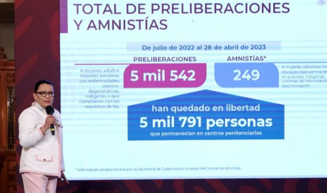 Desde 2021 se dieron preliberaciones y amnistías a más de 5 mil personas