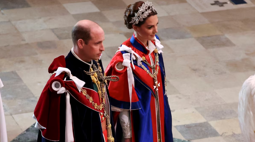 William y Kate asumen como príncipes de Gales durante coronación de Carlos III