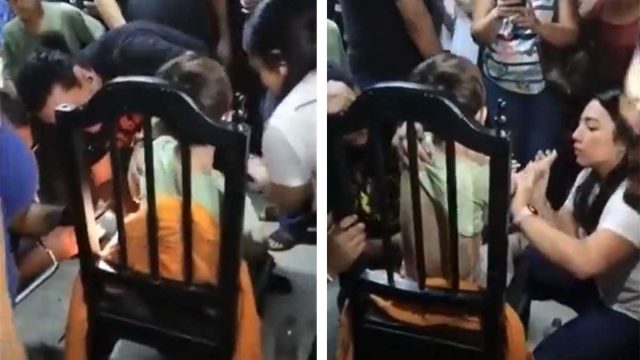 Vecinos rescatan a un niño que fue encadenado por sus padres en Tabasco (VIDEO)