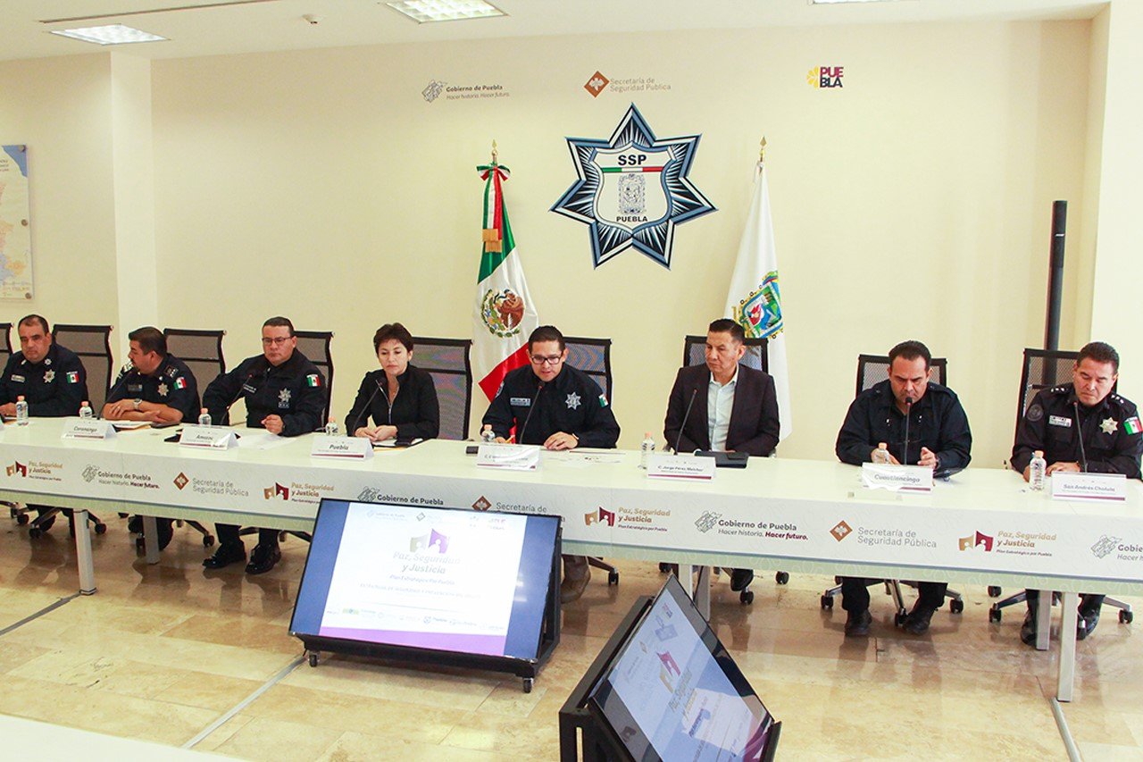 Reporta SSP de Puebla incidencia delictiva a la baja